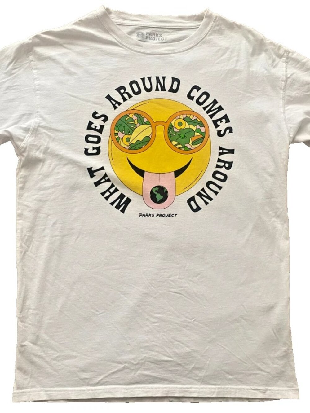 Parks Project What Goes Around Comes Around T Shirt Size M Unisex